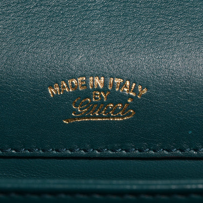 Gucci Python Medium 1973 Shoulder Flap Bag Malachite Green 7 of 10