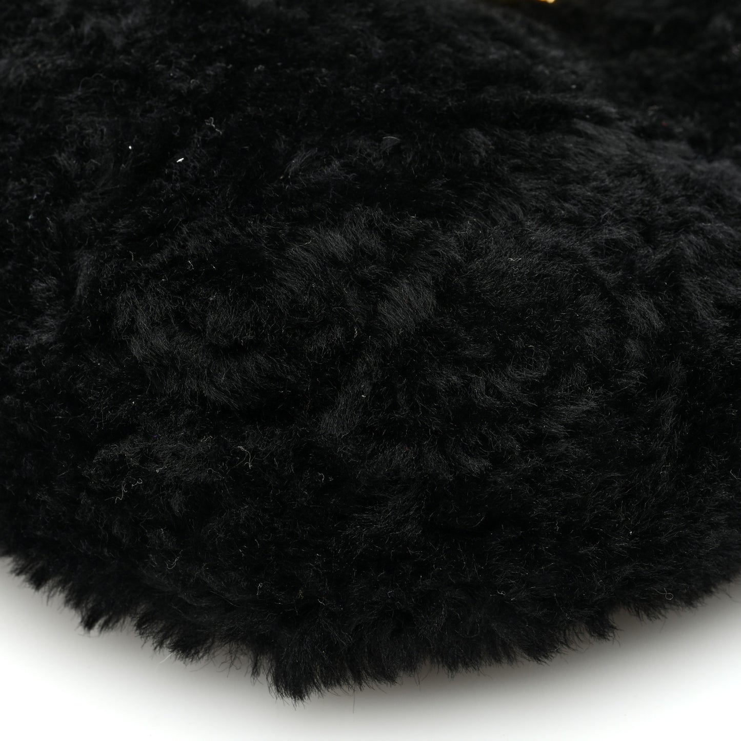 Shearling Small Jackie 1961 Shoulder Bag Black