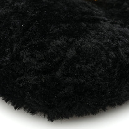 Gucci Shearling Small Jackie 1961 Shoulder Bag Black 10 of 10