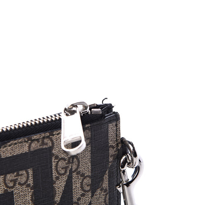 Gucci GG Supreme Monogram Caleido Wristlet Black 8 of 9