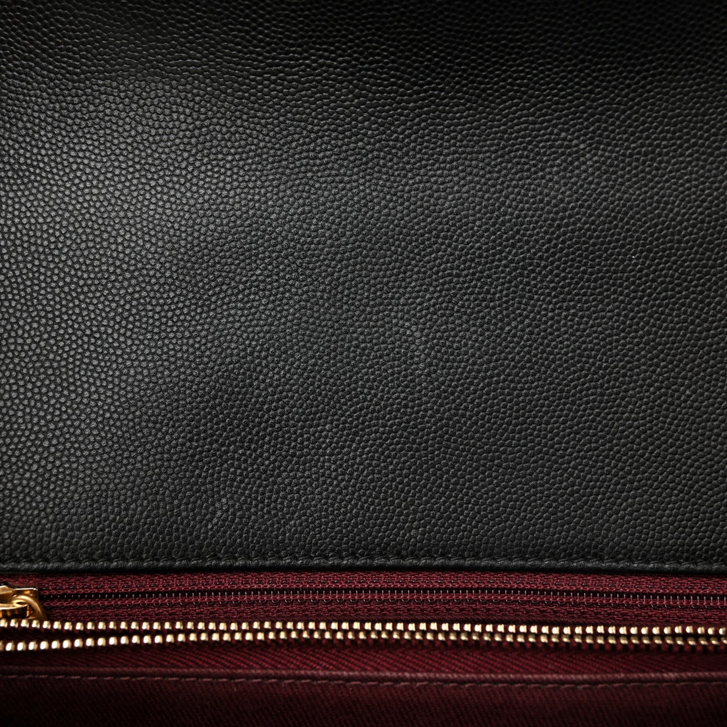 Caviar Quilted Medium Coco Handle Flap Black