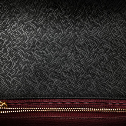 Chanel Caviar Quilted Medium Coco Handle Flap Black 11 of 11