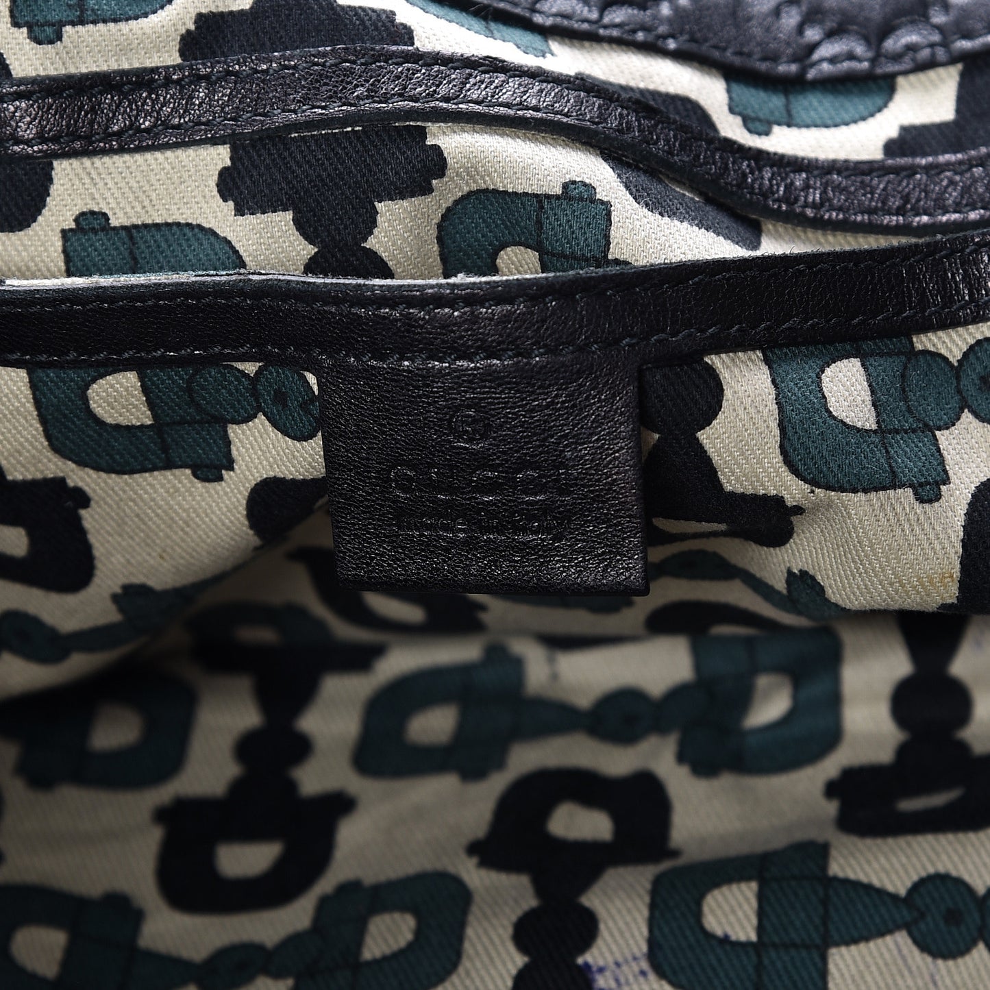 Guccissima Large Joy Shoulder Bag Black