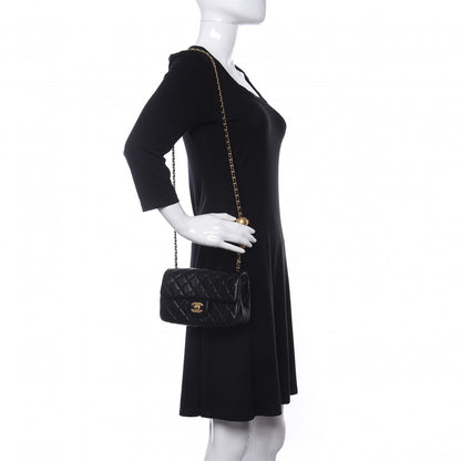 Chanel Lambskin Quilted Mini Rectangular Pearl Crush Flap Black 2 of 10