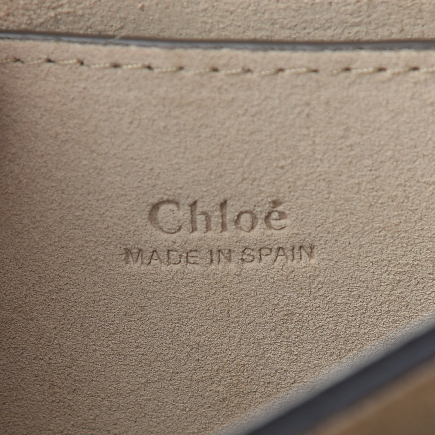 Chloe Suede Calfskin Small Faye Shoulder Bag Motty Grey 5 of 8