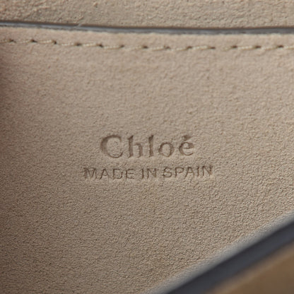 Chloe Suede Calfskin Small Faye Shoulder Bag Motty Grey 5 of 8