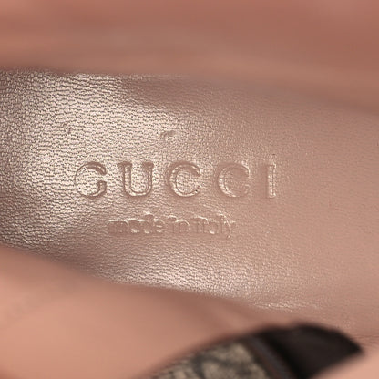 Gucci GG Supreme Monogram Malaga Kid Blondie 55mm Ankle Boots 38 Beige Ebony New Acero 9 of 14
