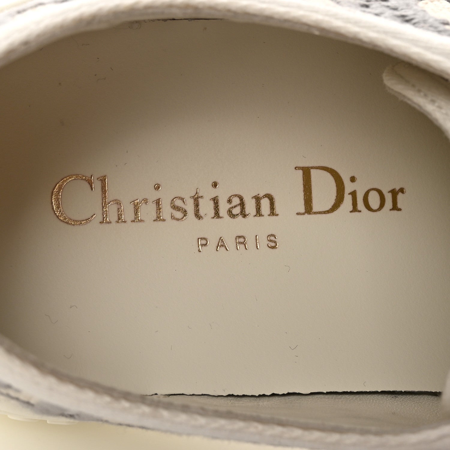 Christian Dior Canvas Oblique Walk'N'Dior Low Top Sneakers 37 Grey Stone 8 of 16