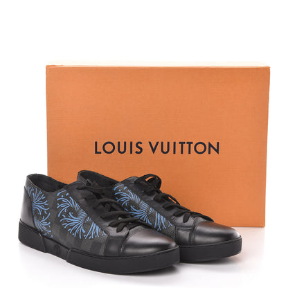 Louis Vuitton Damier Graphite Rope Sneakers 7.5 Blue 8 of 8
