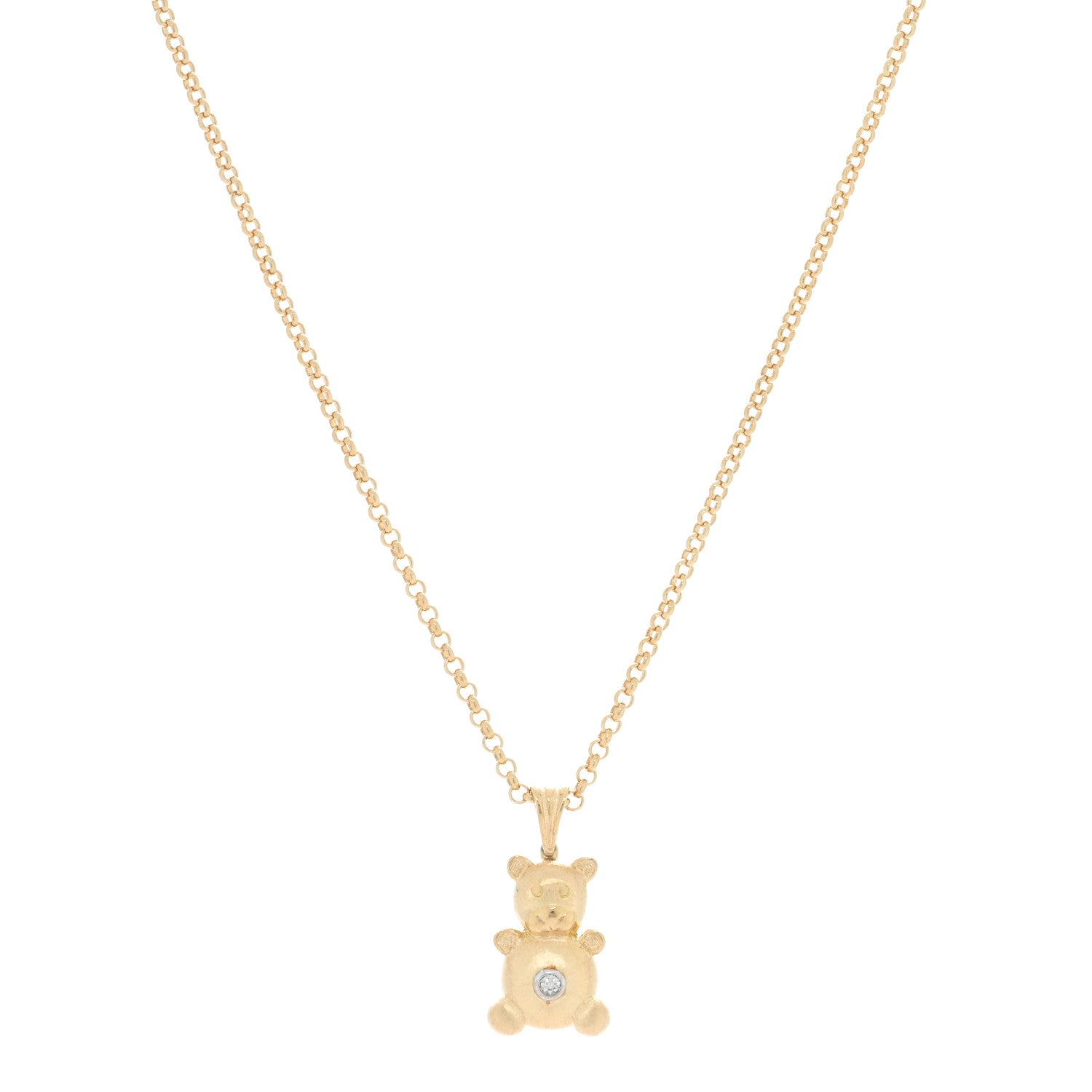 Buccellati 18K Yellow Gold Diamond Bubu Necklace 1 of 6