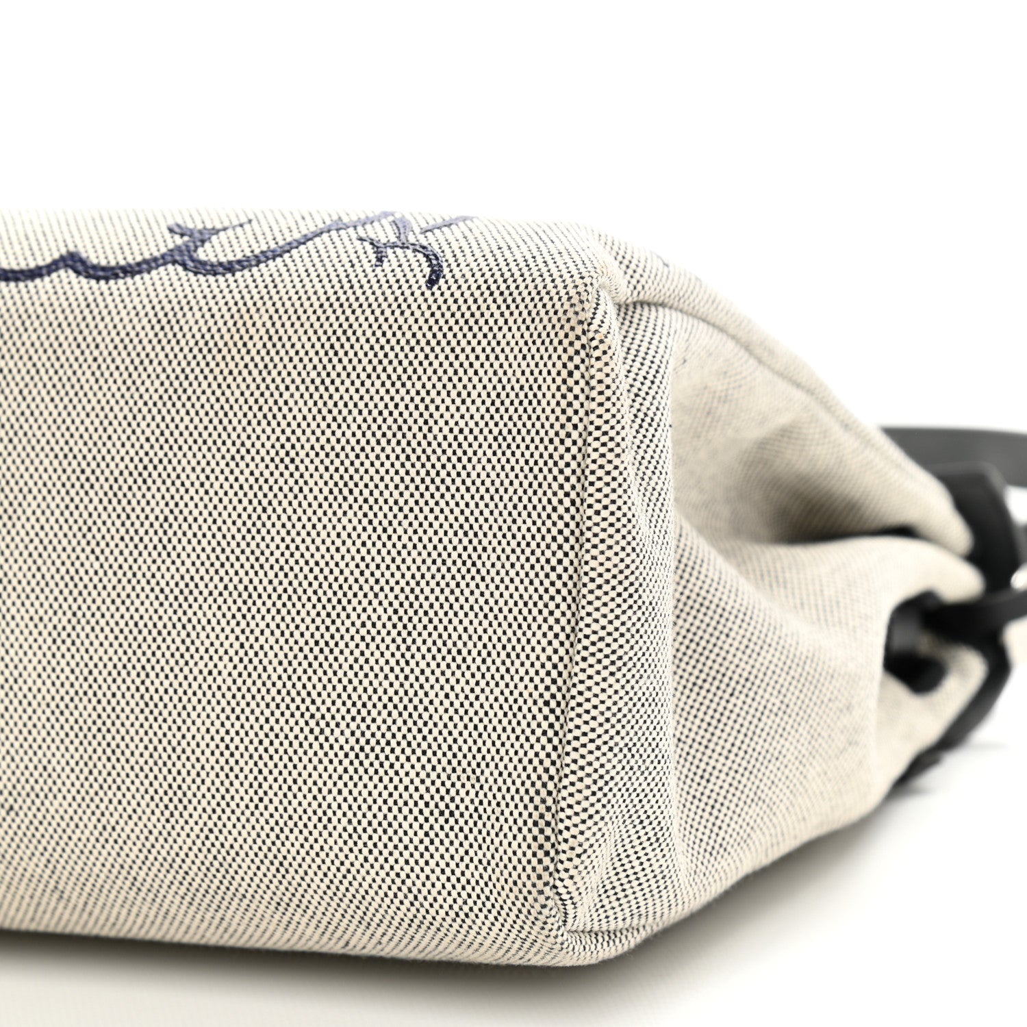Hermes Vache Hunter Toile H Pegase Pop Herbag Zip Retourne 31 PM Bleu Indigo Ecru Black 11 of 16