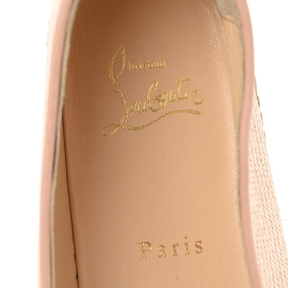Christian Louboutin Nanou Orlato Donna Espadrilles 40 Paille Croisette 8 of 9
