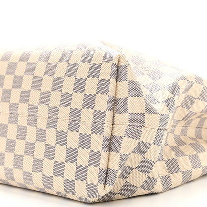 Louis Vuitton Damier Azur Graceful MM Rose Ballerine 9 of 9