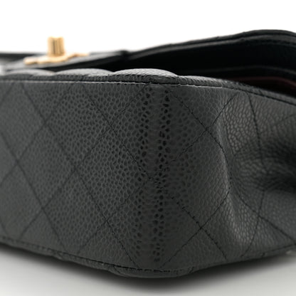 Chanel Caviar Quilted Small Double Flap Black 10 of 11