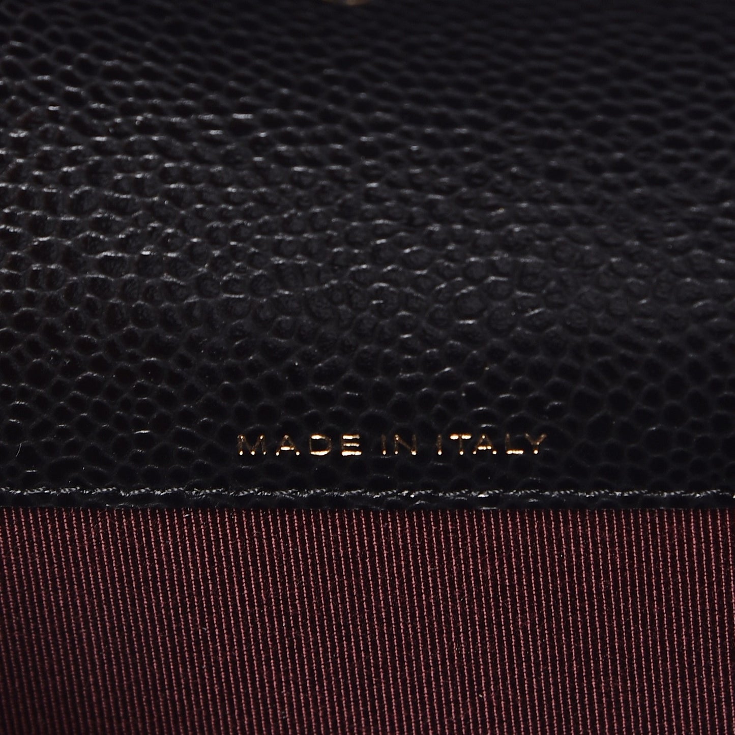 Caviar Quilted Flap Card Holder Black