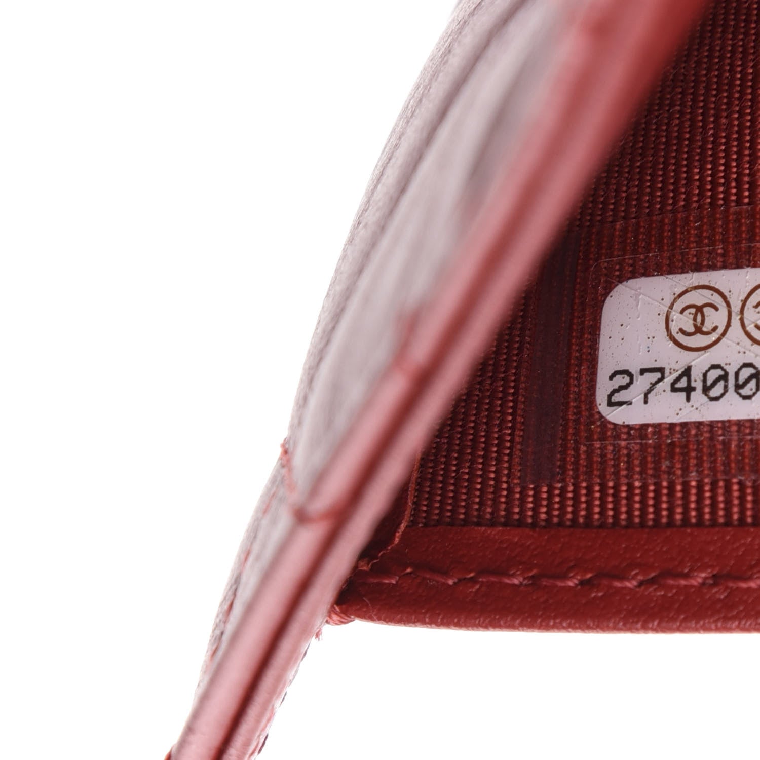 Chanel Aged Calfskin Quilted Reissue Compact Wallet Red 7 of 8