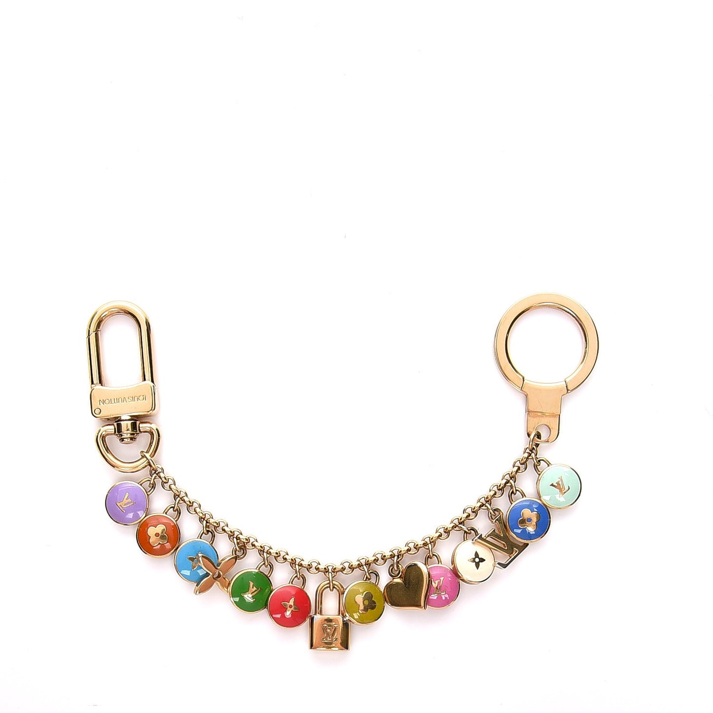 Pastilles Key Chain Bag Charm Multicolor