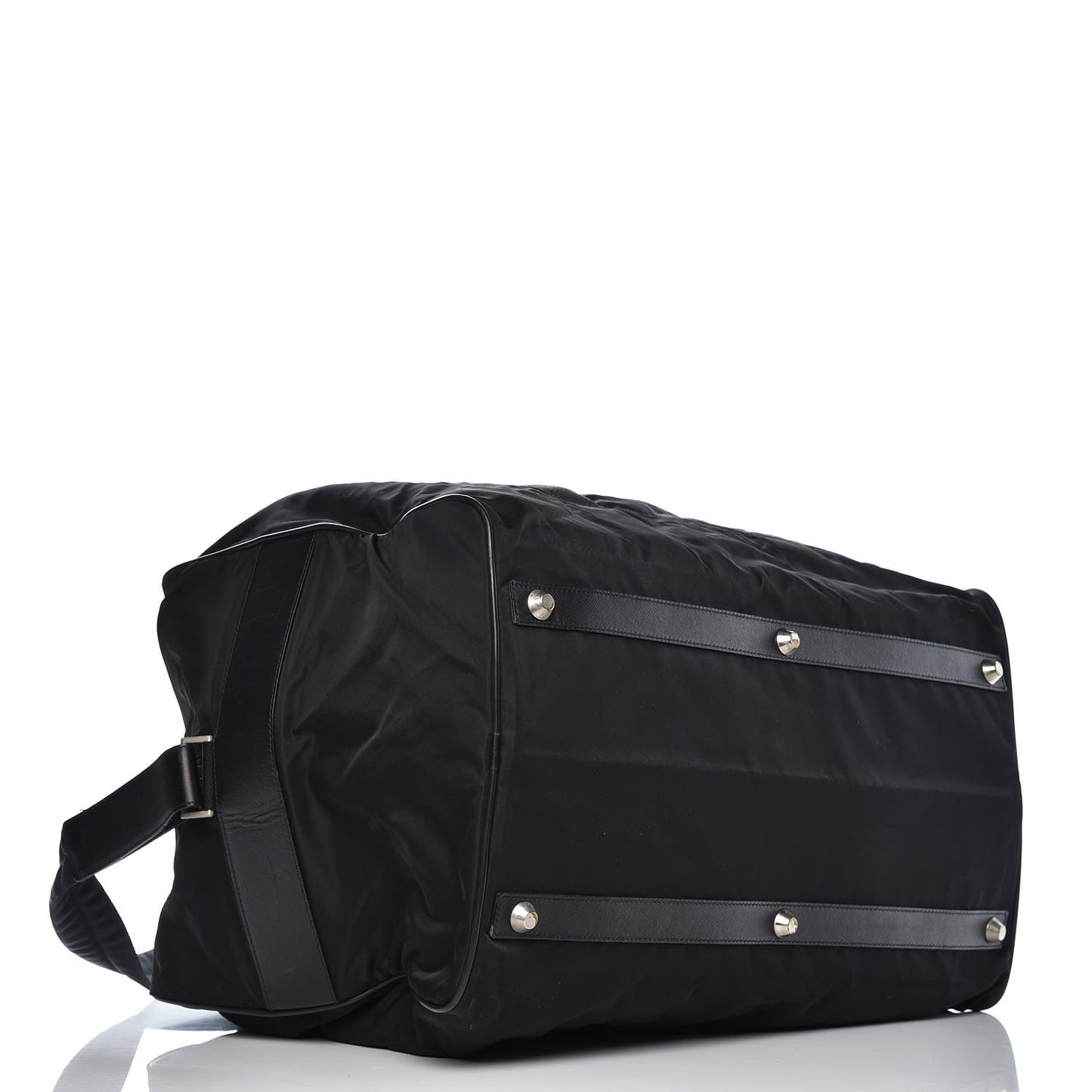 Tessuto Nylon Saffiano Weekender Black