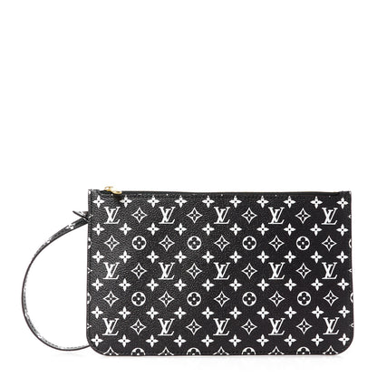 Louis Vuitton Monogram Giant Jungle Neverfull MM GM Pochette Black 1 of 10