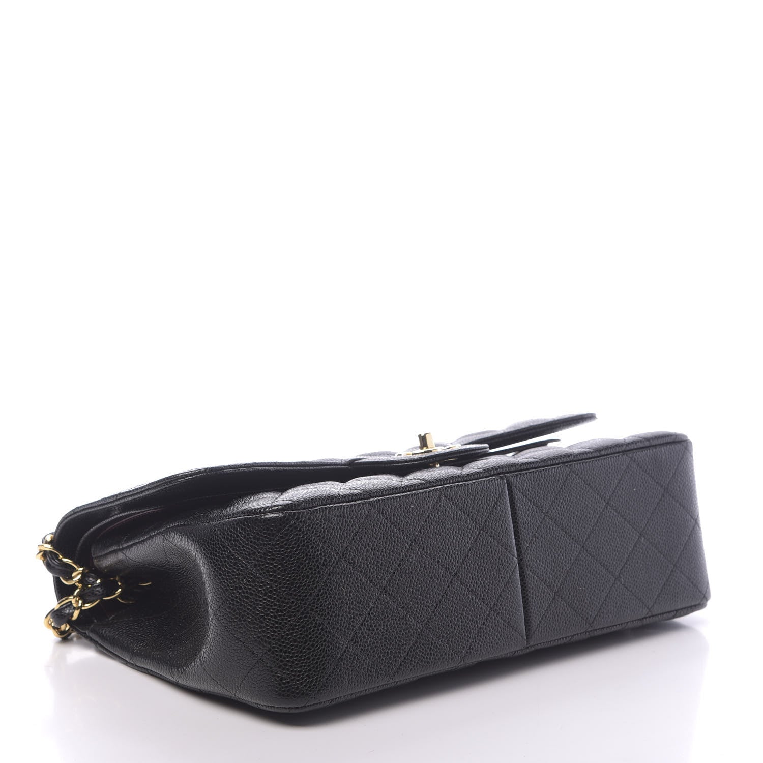 Chanel Caviar Quilted Jumbo Double Flap Black 4 of 11