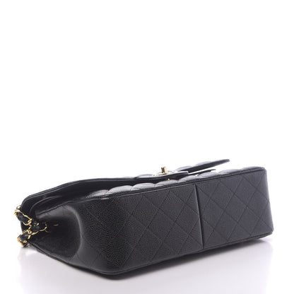 Chanel Caviar Quilted Jumbo Double Flap Black 4 of 11