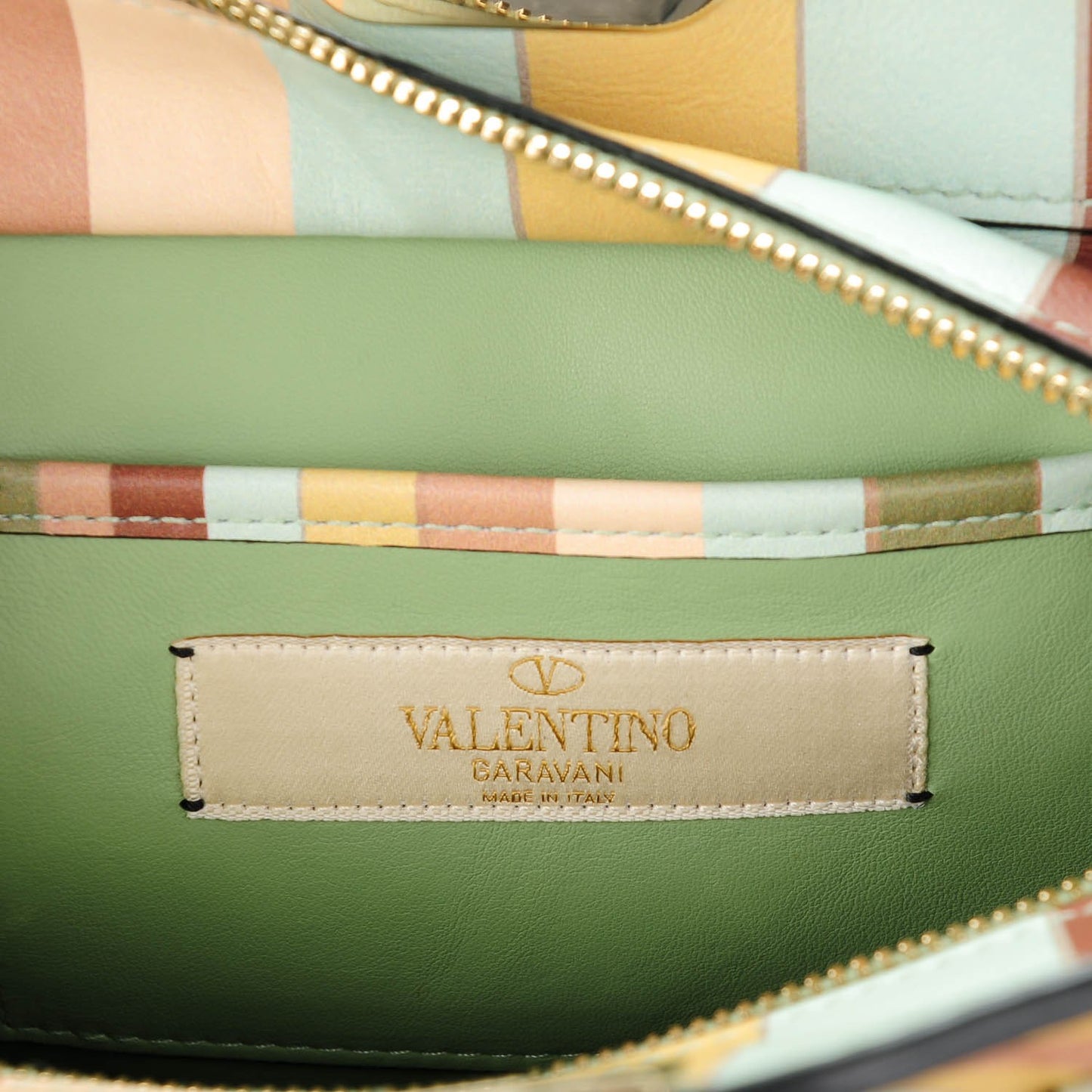 Vitello Native Couture 1975 Mini Rockstud Double Handle Tote Multicolor