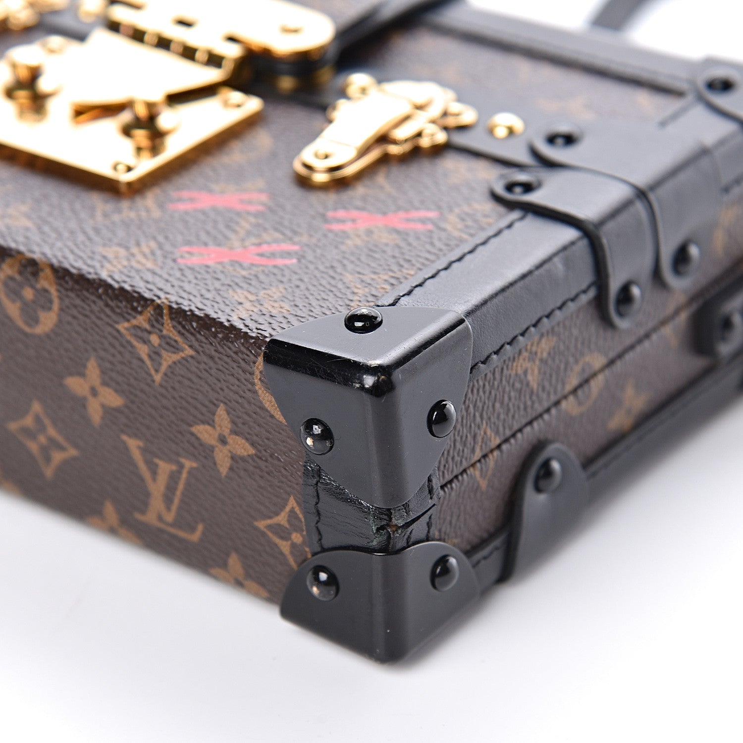 Louis Vuitton Monogram Petite Malle Black 8 of 15