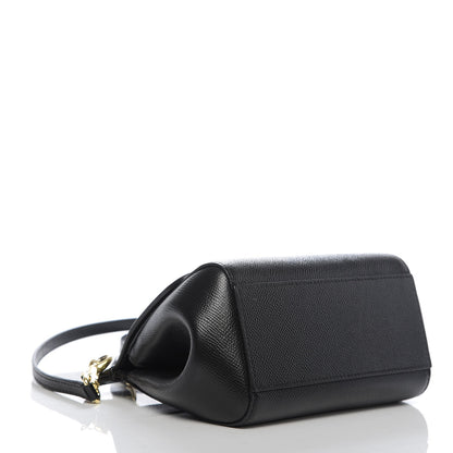 Dolce & Gabbana Dauphine Mini Miss Sicily Satchel Black 4 of 10