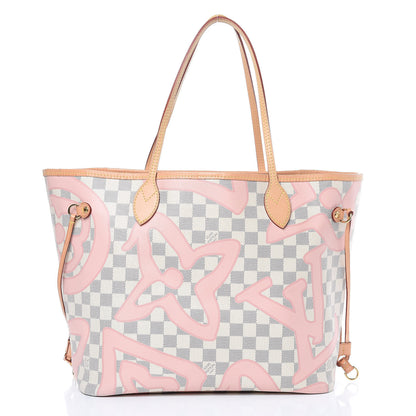 Louis Vuitton Damier Azur Tahitienne Neverfull MM 3 of 12