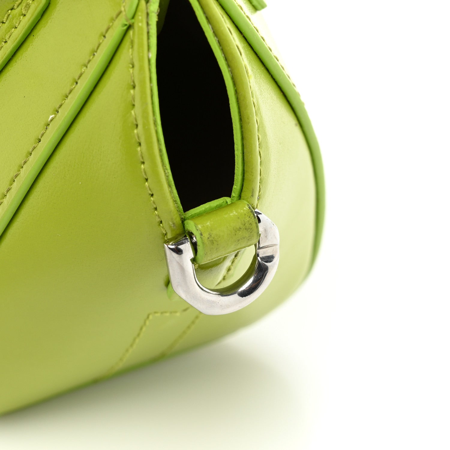 Givenchy Shiny Lord Calfskin Micro Antigona Citrus Green 11 of 13