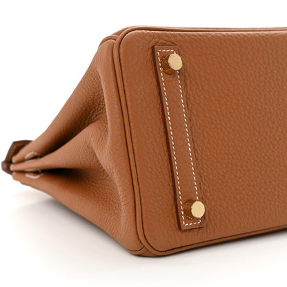 Hermes Togo Birkin 25 Gold 9 of 10
