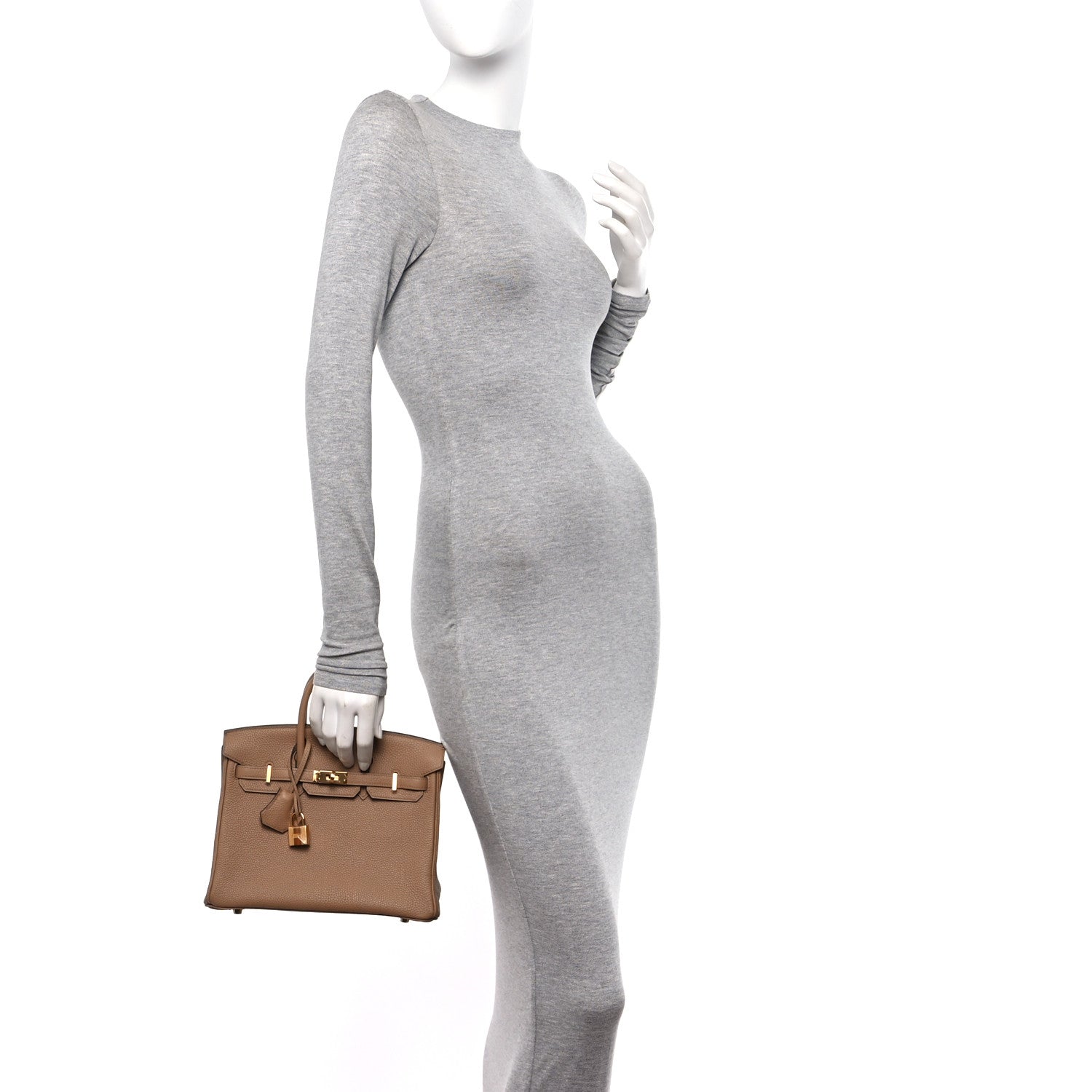 Hermes Togo Birkin 25 Chai 3 of 11