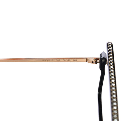 Gucci Acetate Crystal Mask-Frame Sunglasses GG0431S Black 5 of 7