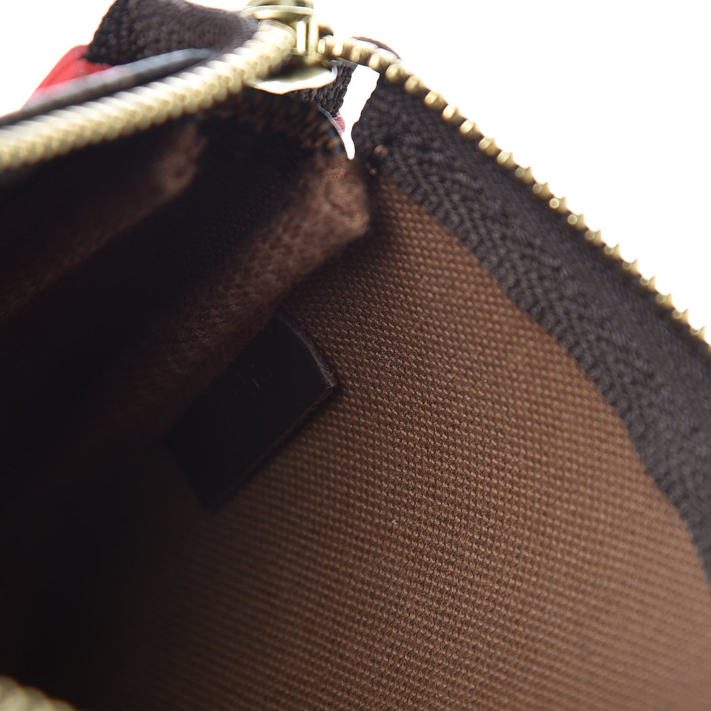 Damier Ebene 2015 Christmas Animation Mini Pochette Accessories