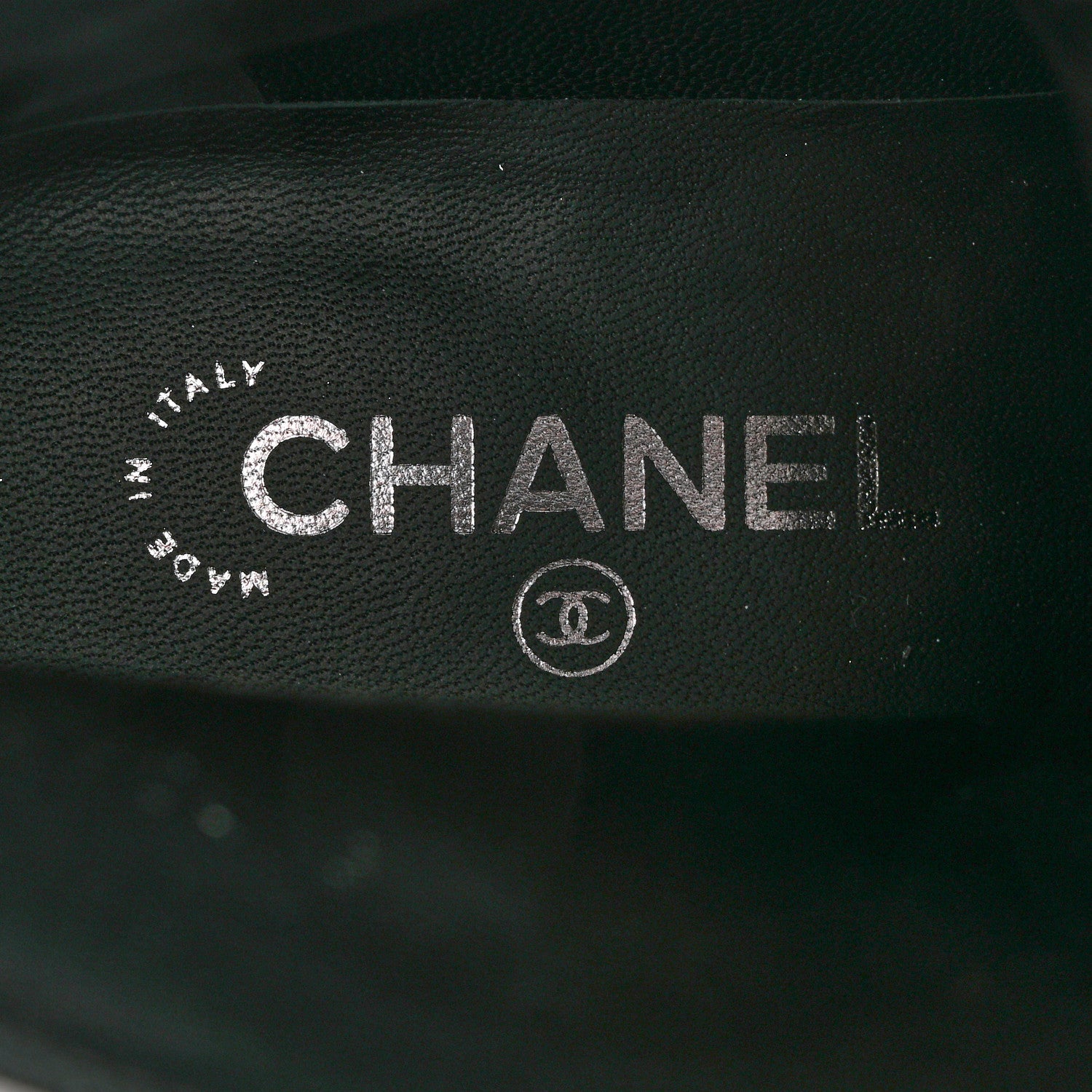 Chanel Crumpled Lambskin Shiny Calfskin Combat Boots 40.5 Black 7 of 10