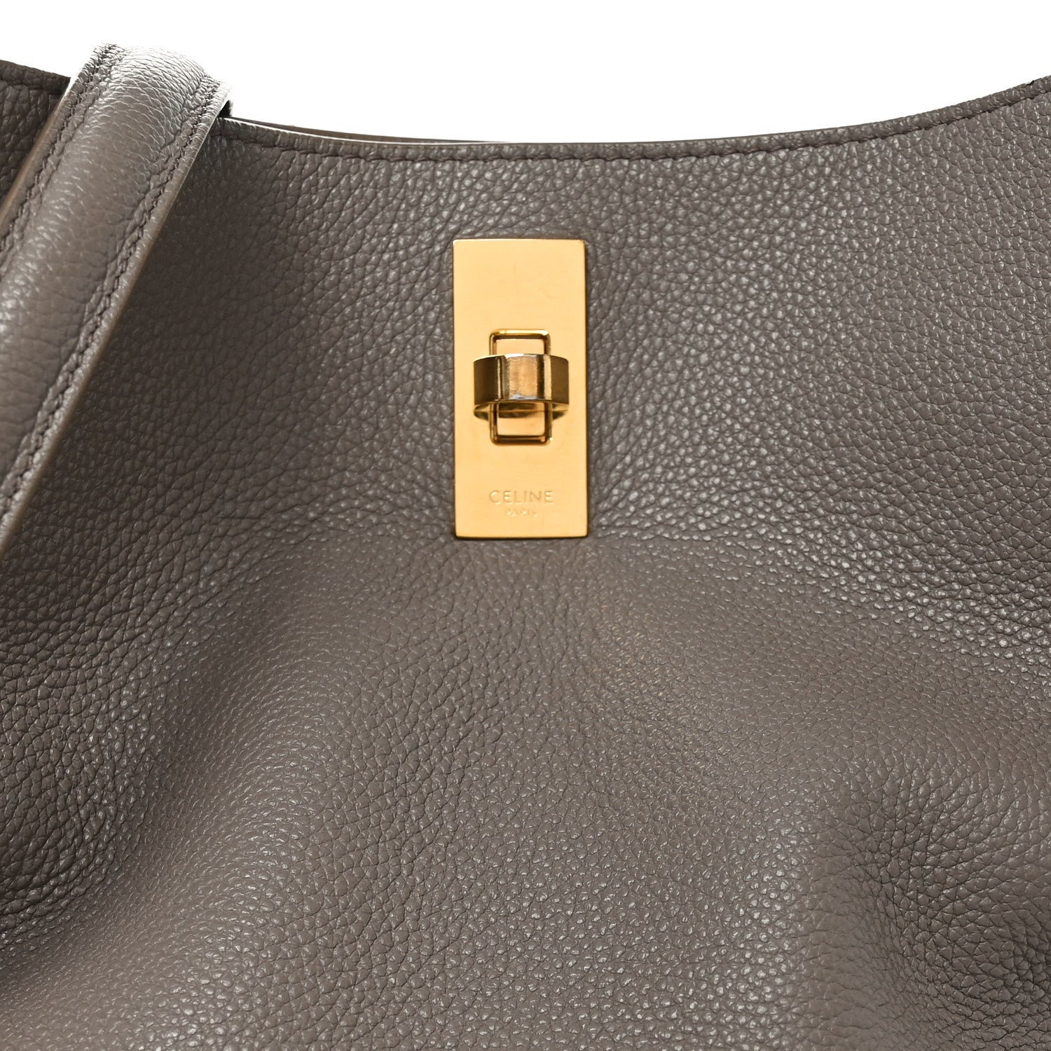Celine Supple Grained Calfskin Bucket 16 Bag Pebble 9 of 11