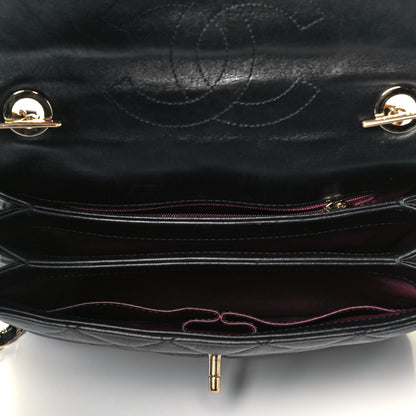 Chanel Lambskin Quilted Small Trendy CC Dual Handle Flap Bag Black 4 of 9