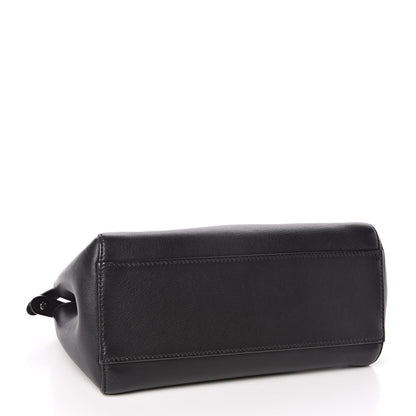 Fendi Nappa Karung Monster Eyes Mini Peekaboo Iconic Satchel Black Papavero 5 of 11
