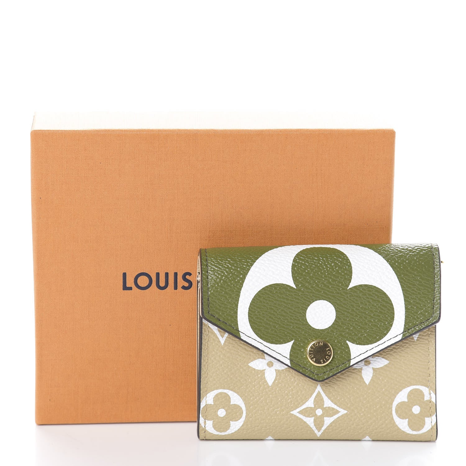 Louis Vuitton Monogram Giant Zoe Wallet Kaki 7 of 7