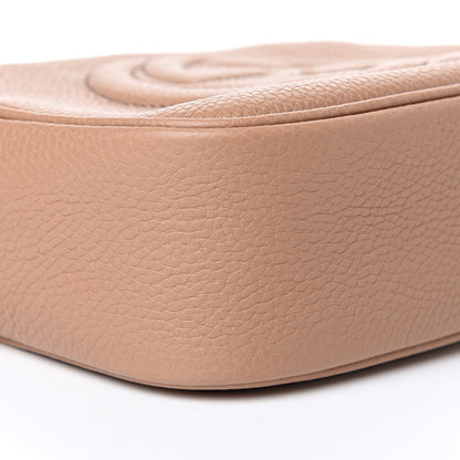 Gucci Pebbled Calfskin Small Soho Disco Bag Rose Beige 8 of 9