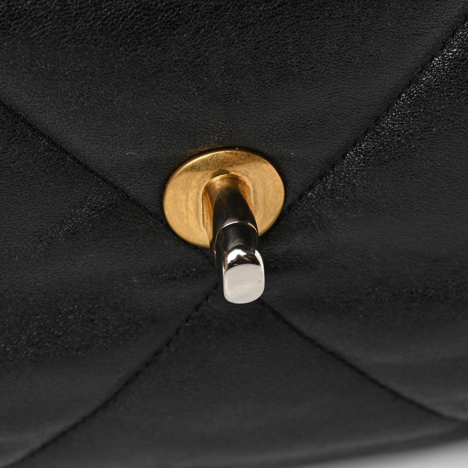 Chanel Goatskin Quilted Large Chanel 19 Flap Black 24 of 33