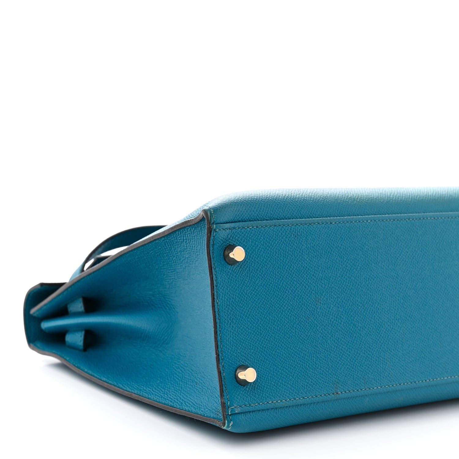 Hermes Epsom Kelly Sellier 32 Bleu Izmir 9 of 16