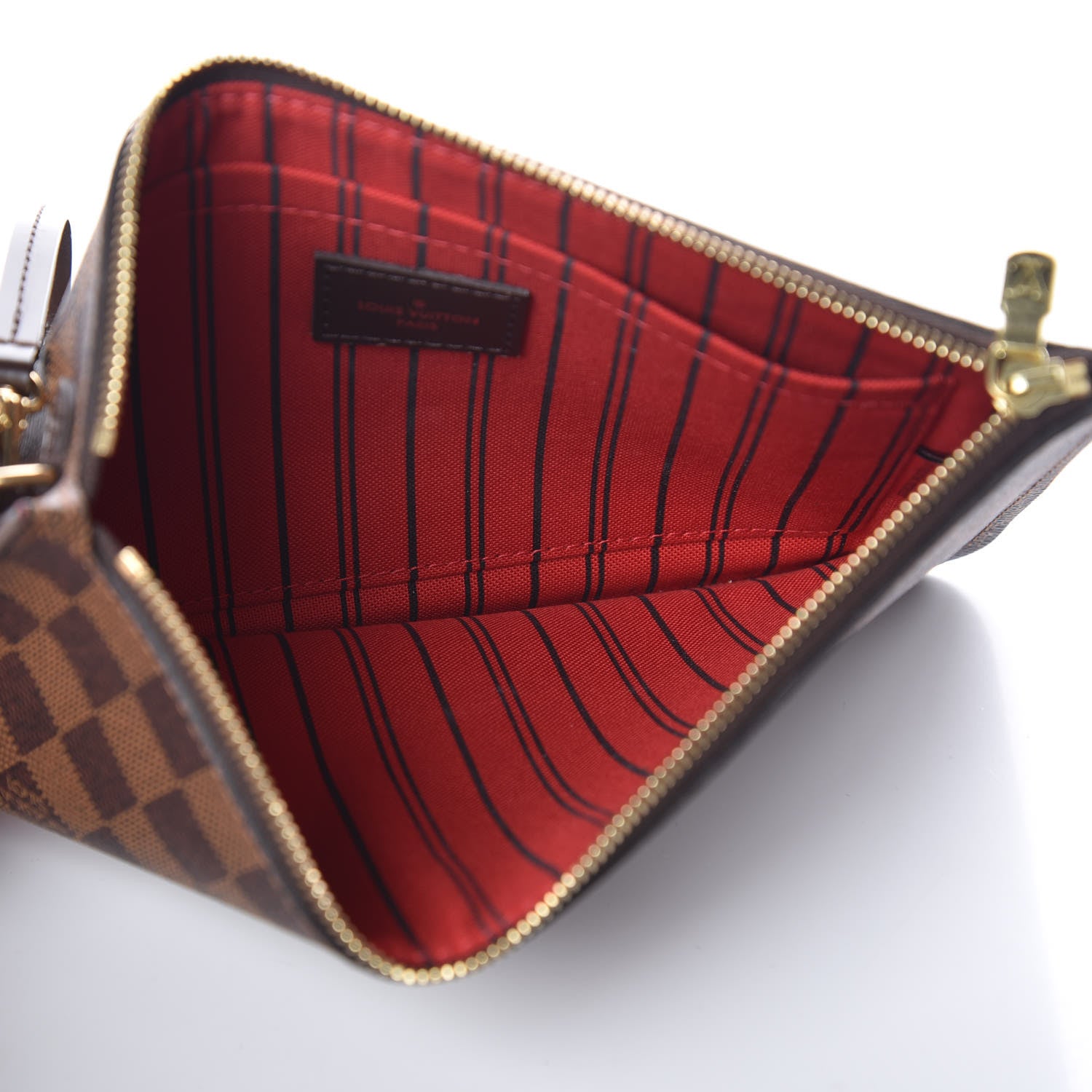 Louis Vuitton Damier Ebene Neverfull MM GM Pochette 5 of 8