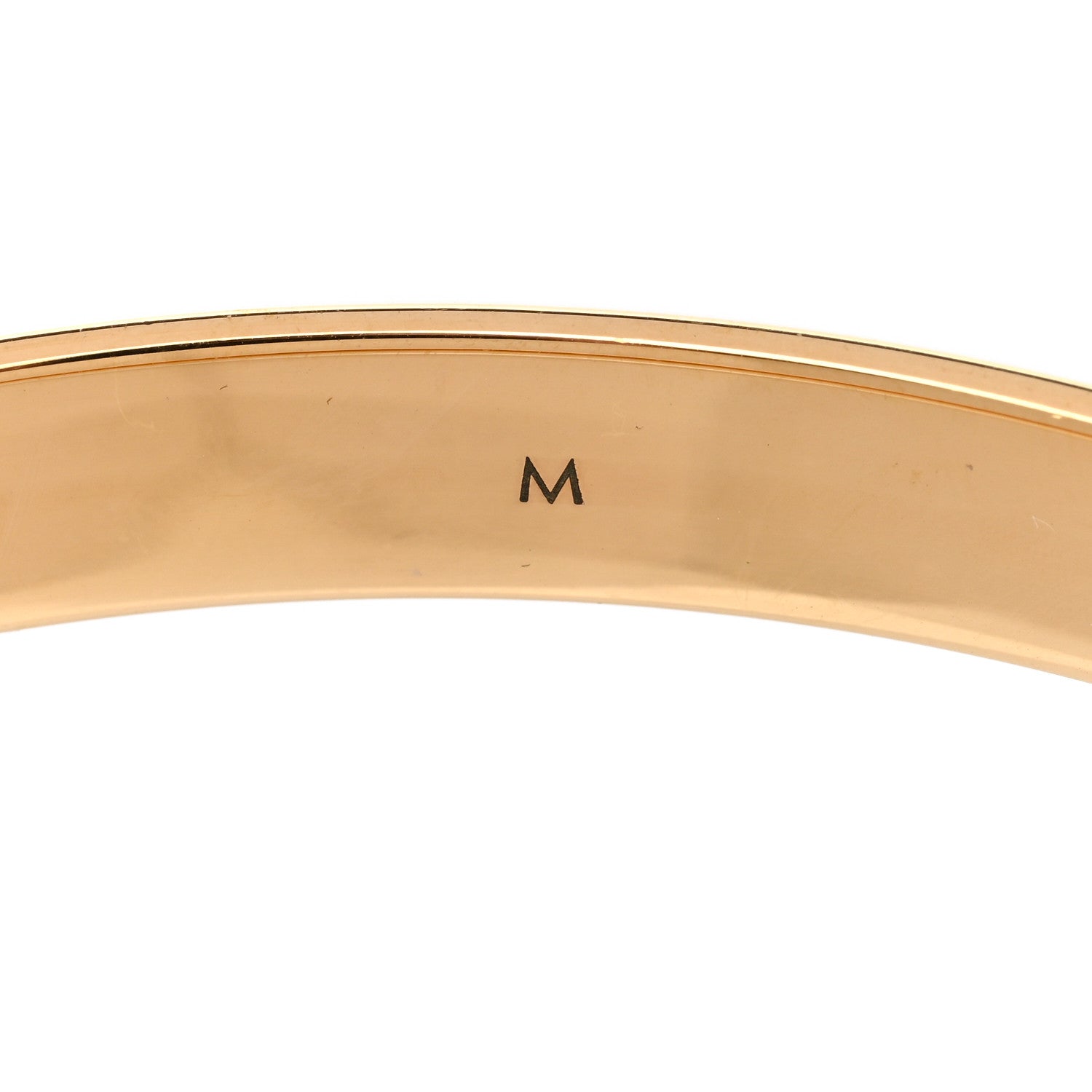Louis Vuitton Brass Monogram Nanogram Cuff M Gold 4 of 6