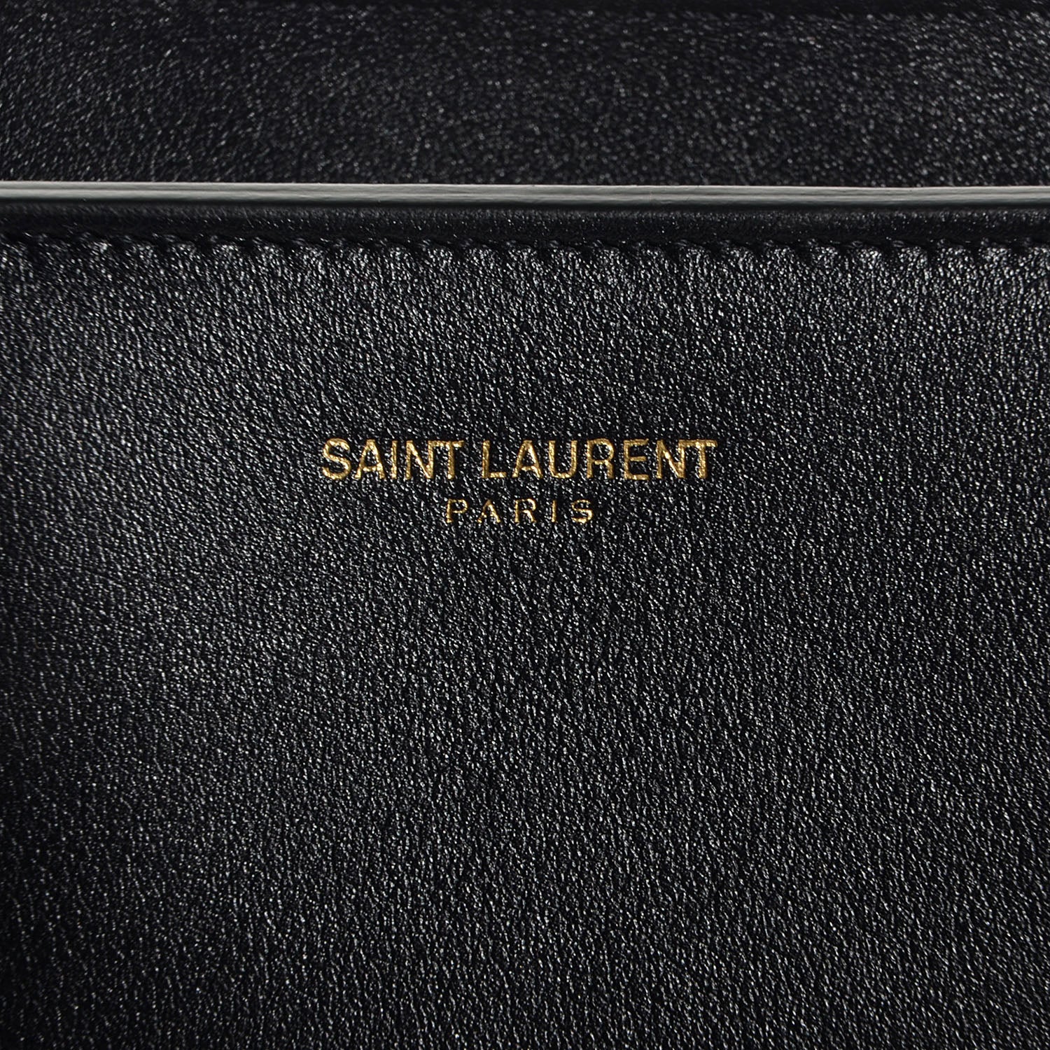 Saint Laurent Smooth Calfskin Medium Monogram Cabas Black 7 of 10
