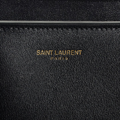 Saint Laurent Smooth Calfskin Medium Monogram Cabas Black 7 of 10