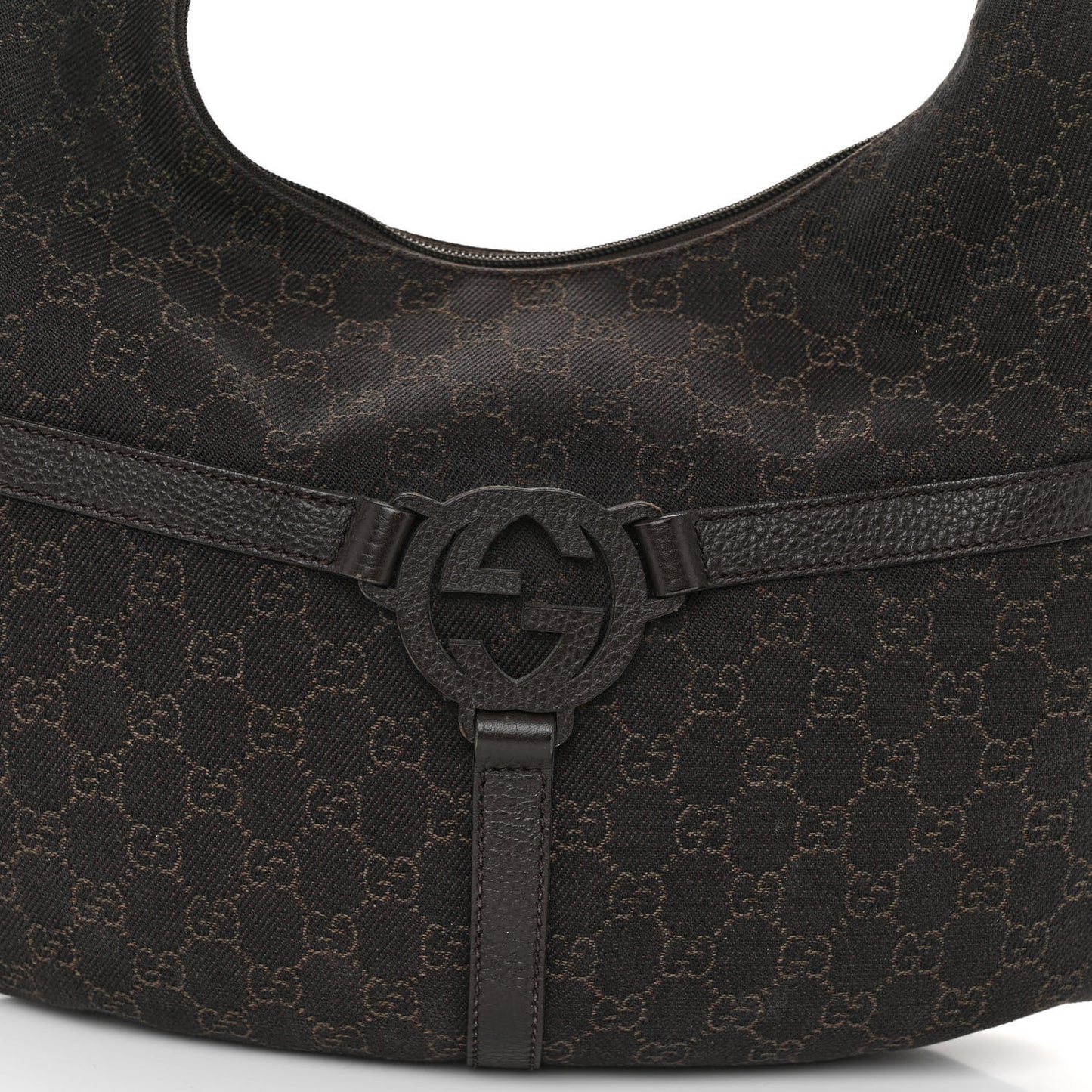 Canvas GG Reins Hobo Brown Black