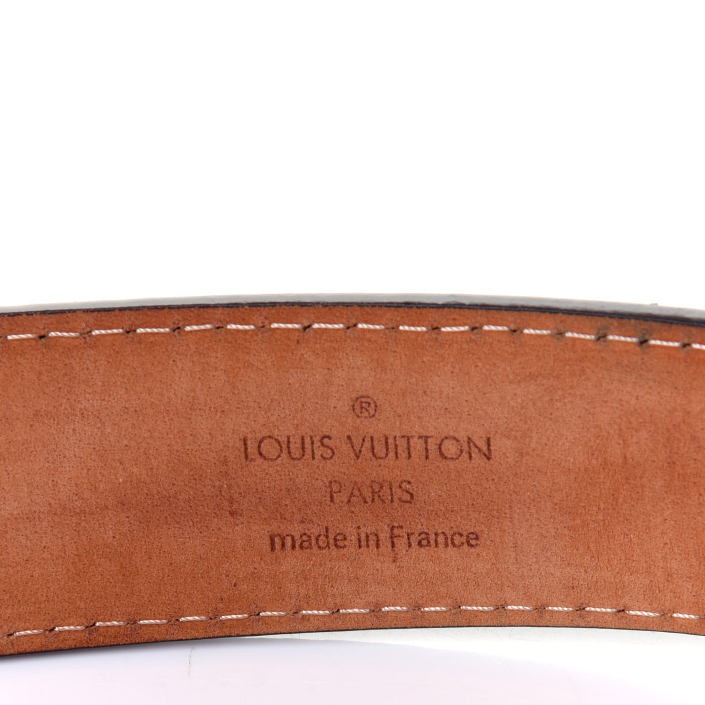 Damier Ebene Tresor Belt 80 32
