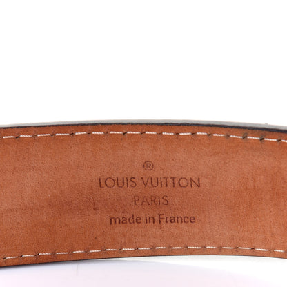 Louis Vuitton Damier Ebene Tresor Belt 80 32 3 of 4