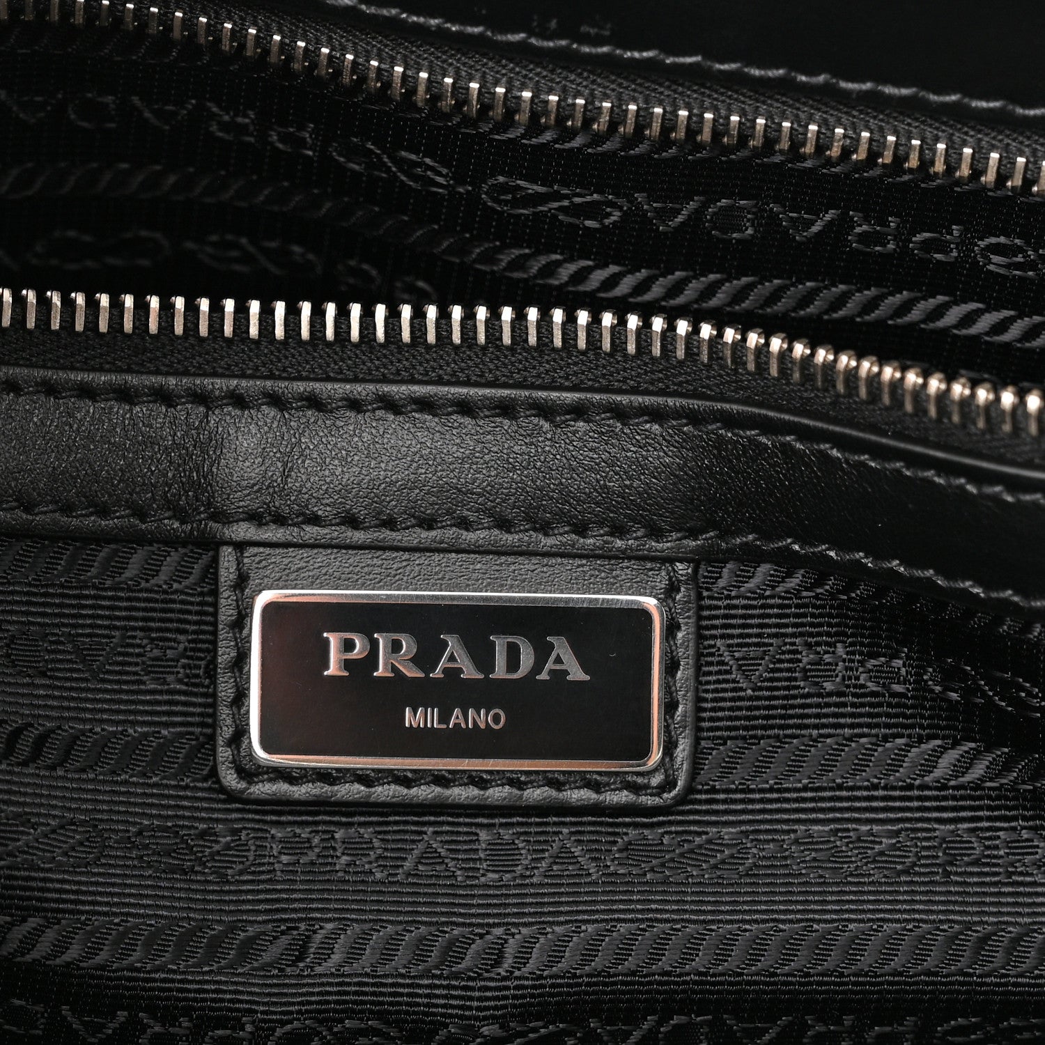 Prada Saffiano Travel Tote Black 6 of 10